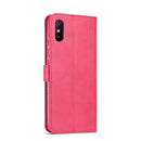 For Xiaomi Redmi 9A LC.IMEEKE Calf Texture Horizontal Flip Leather Case with Holder & Card Slots & Wallet(Red)