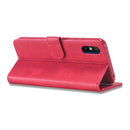 For Xiaomi Redmi 9A LC.IMEEKE Calf Texture Horizontal Flip Leather Case with Holder & Card Slots & Wallet(Red)