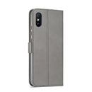 For Xiaomi Redmi 9A LC.IMEEKE Calf Texture Horizontal Flip Leather Case with Holder & Card Slots & Wallet(Grey)
