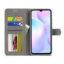 For Xiaomi Redmi 9A LC.IMEEKE Calf Texture Horizontal Flip Leather Case with Holder & Card Slots & Wallet(Grey)