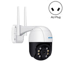 ESCAM QF518 5MP Smart WiFi IP Camera, Support AI Humanoid Detection / Auto Tracking / Dual Light Night Vision / Cloud Storage / Two Way Audio / TF Card, Plug:AU Plug(White)