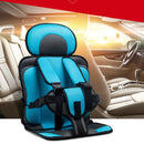 Car Portable Children Safety Seat, Size:54 x 36 x 25cm (For 3-12 Years Old)(Light Blue + Grey)