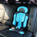 Car Portable Children Safety Seat, Size:54 x 36 x 25cm (For 3-12 Years Old)(Light Blue + Grey)