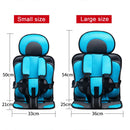 Car Portable Children Safety Seat, Size:54 x 36 x 25cm (For 3-12 Years Old)(Light Blue + Grey)