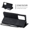 For Samsung Galaxy Note20 Ultra Skin Feel Splicing Horizontal Flip Leather Case with Holder & Card Slots & Wallet & Photo Frame(Black)