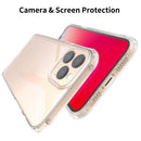 For iPhone 12 / 12 Pro Sound Coversion Shockproof Frosted Acrylic Protective Case(Transparent)