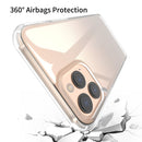 For iPhone 12 / 12 Pro Sound Coversion Shockproof Frosted Acrylic Protective Case(Transparent)