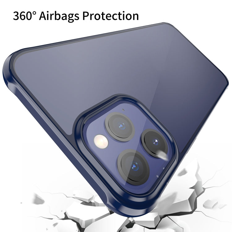 For iPhone 12 mini Sound Coversion Shockproof Acrylic Protective Case(Blue)