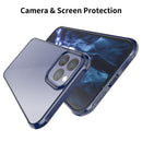 For iPhone 12 mini Sound Coversion Shockproof Acrylic Protective Case(Blue)
