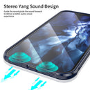 For iPhone 12 mini Sound Coversion Shockproof Acrylic Protective Case(Blue)