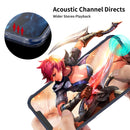 For iPhone 12 mini Sound Coversion Shockproof Acrylic Protective Case(Blue)