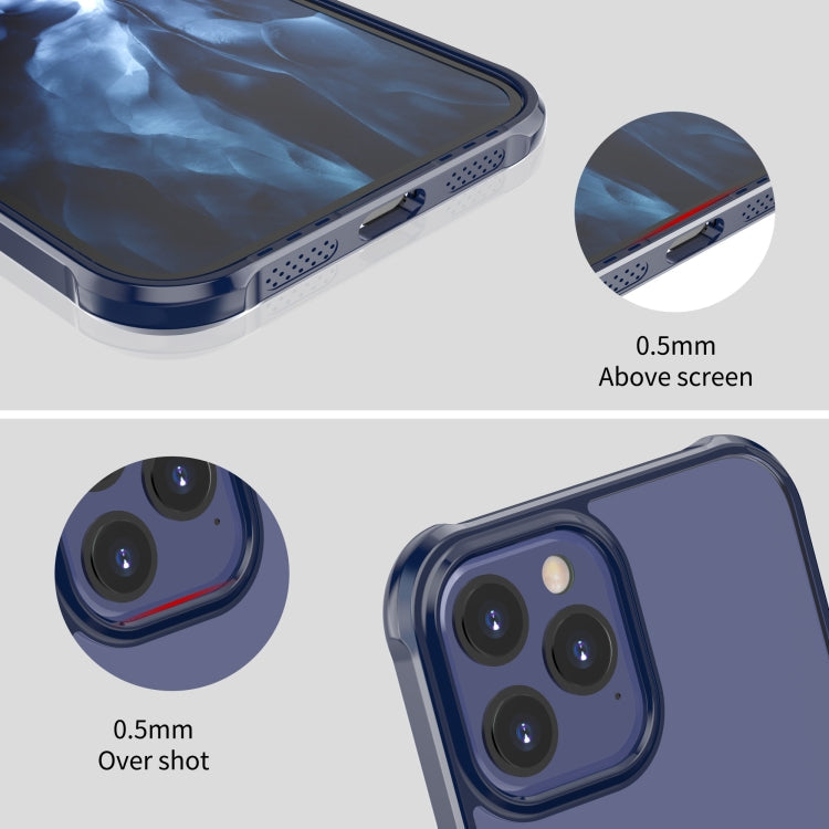 For iPhone 12 mini Sound Coversion Shockproof Acrylic Protective Case(Blue)