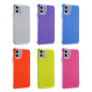 For iPhone 12 Pro Max 3 In 1 Dreamland PC + TPU Solid Color Transparent Border Protective Case(Pink)