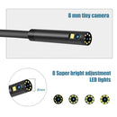 P40 8mm 1080P IP68 Waterproof 4.3 inch Highlight Screen Dual Camera Digital Endoscope, Length:10m Hard Cable