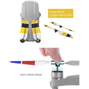 2 Pairs Sunnylife 7238F-2C For DJI Mavic Air 2 Double-sided Two-color Low Noise Quick-release Propellers(Red White)