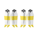2 Pairs Sunnylife 7238F-2C For DJI Mavic Air 2 Double-sided Two-color Low Noise Quick-release Propellers(Yellow White)