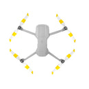2 Pairs Sunnylife 7238F-2C For DJI Mavic Air 2 Double-sided Two-color Low Noise Quick-release Propellers(Yellow White)