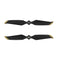 1 Pair Sunnylife 7238F-1 For DJI Mavic Air 2 Low Noise Quick-release Propellers(Gold)