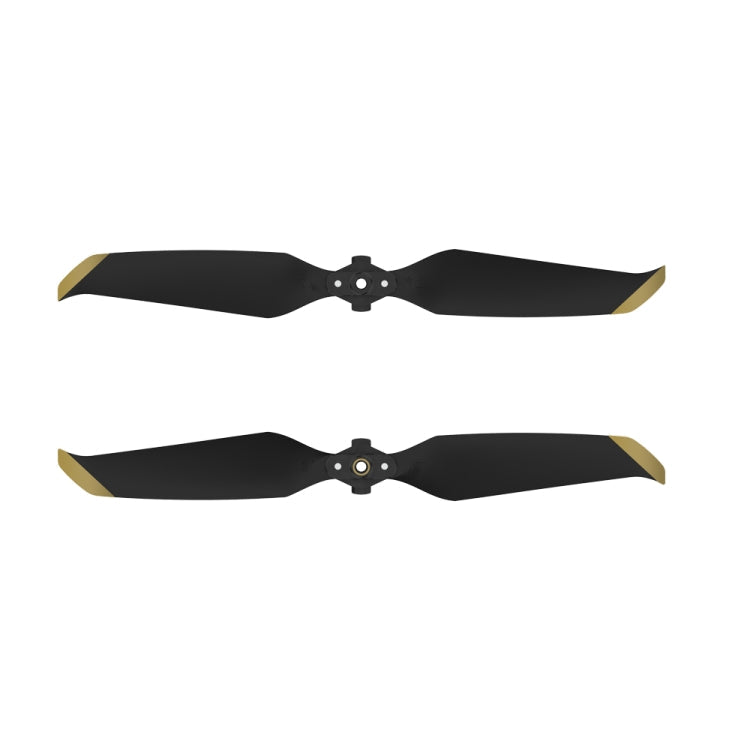 1 Pair Sunnylife 7238F-1 For DJI Mavic Air 2 Low Noise Quick-release Propellers(Gold)