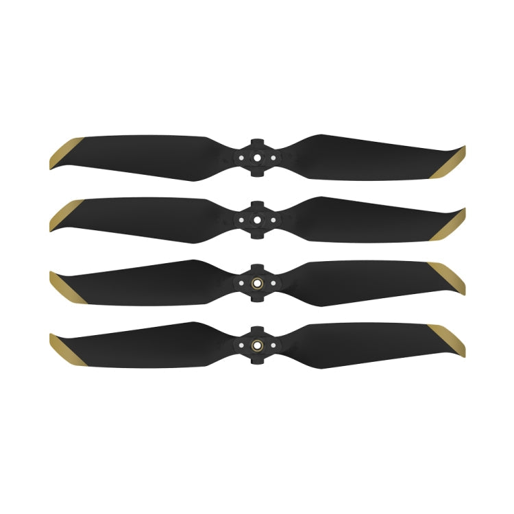 2 Pairs Sunnylife 7238F-2 For DJI Mavic Air 2 / Air 2S Low Noise Quick-release Propellers(Gold)