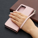 For Samsung Galaxy Note20 Ultra Litchi Texture Pure Color Horizontal Flip Leather Case with Holder & Card Slots & Wallet & Lanyard(Rose Gold)