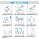 For Samsung Galaxy Note20 Ultra 2pcs 3D Curved Silk-screen PET Full Coverage Protective Film(Transparent)