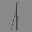 For iPhone 12 / 12 Pro Shockproof Transparent TPU + Acrylic Protective Case with Ring Holder(Blue)