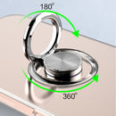 For iPhone 12 mini Transparent TPU Protective Case with Metal Ring Holder(Transparent)