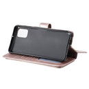 For Samsung Galaxy A31 / A315 Multifunctional Magnetic Copper Buckle Horizontal Flip Solid Color Leather Case with 10 Card Slots & Wallet & Holder & Photo Frame(Rose Gold)