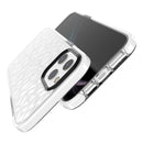 For iPhone 12 Pro Max Shockproof Diamond Texture TPU Protective Case(White)
