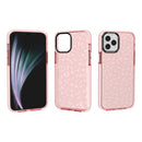 For iPhone 12 Pro Max Shockproof Diamond Texture TPU Protective Case(Pink)