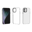 For iPhone 12 / 12 Pro Shockproof High Transparency TPU Protective Case(White)