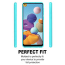 For Samsung Galaxy A21s GOOSPERY JELLY Full Coverage Soft Case(Yellow)
