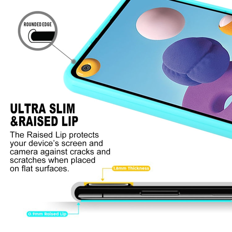 For Samsung Galaxy A21s GOOSPERY JELLY Full Coverage Soft Case(Yellow)