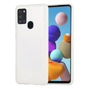 For Samsung Galaxy A21s GOOSPERY JELLY Full Coverage Soft Case(White)