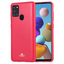 For Samsung Galaxy A21s GOOSPERY JELLY Full Coverage Soft Case(Rose Red)