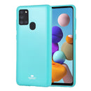 For Samsung Galaxy A21s GOOSPERY JELLY Full Coverage Soft Case(Mint Green)