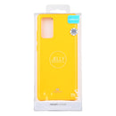 For Samsung Galaxy Note20 GOOSPERY JELLY Full Coverage Soft Case(Yellow)