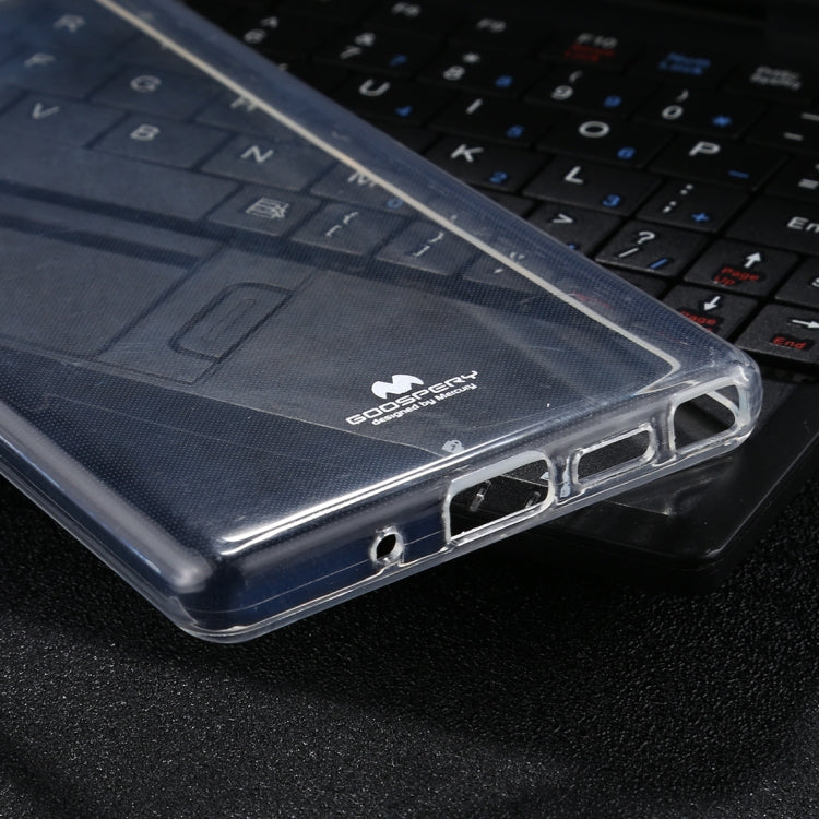 For Samsung Galaxy Note20 GOOSPERY JELLY Full Coverage Soft Case(Transparent)