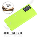 For Samsung Galaxy Note20 GOOSPERY JELLY Full Coverage Soft Case(Green)