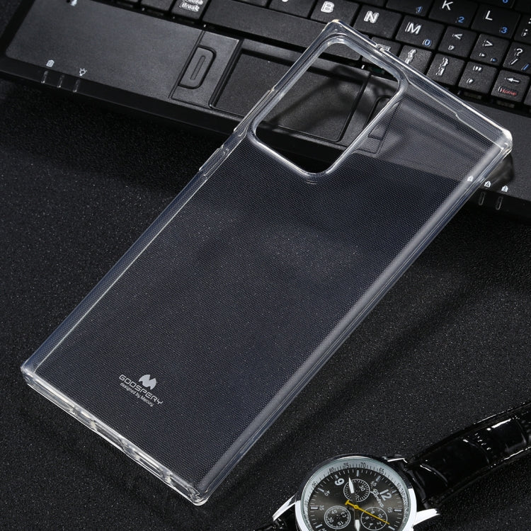 For Samsung Galaxy Note20 Ultra GOOSPERY JELLY Full Coverage Soft Case(Transparent)