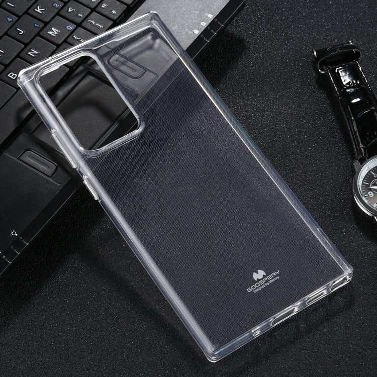 For Samsung Galaxy Note20 Ultra GOOSPERY JELLY Full Coverage Soft Case(Transparent)