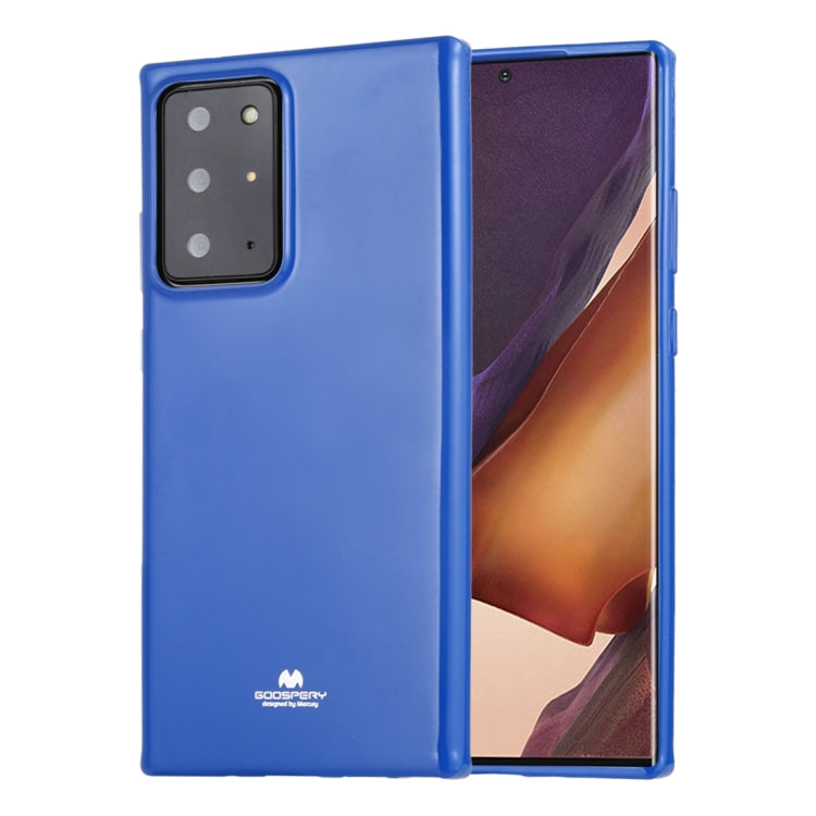 For Samsung Galaxy Note20 Ultra GOOSPERY JELLY Full Coverage Soft Case(Blue)