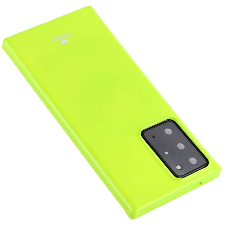 For Samsung Galaxy Note20 Ultra GOOSPERY JELLY Full Coverage Soft Case(Green)