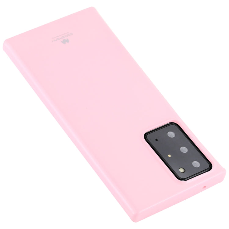 For Samsung Galaxy Note20 Ultra GOOSPERY JELLY Full Coverage Soft Case(Pink)