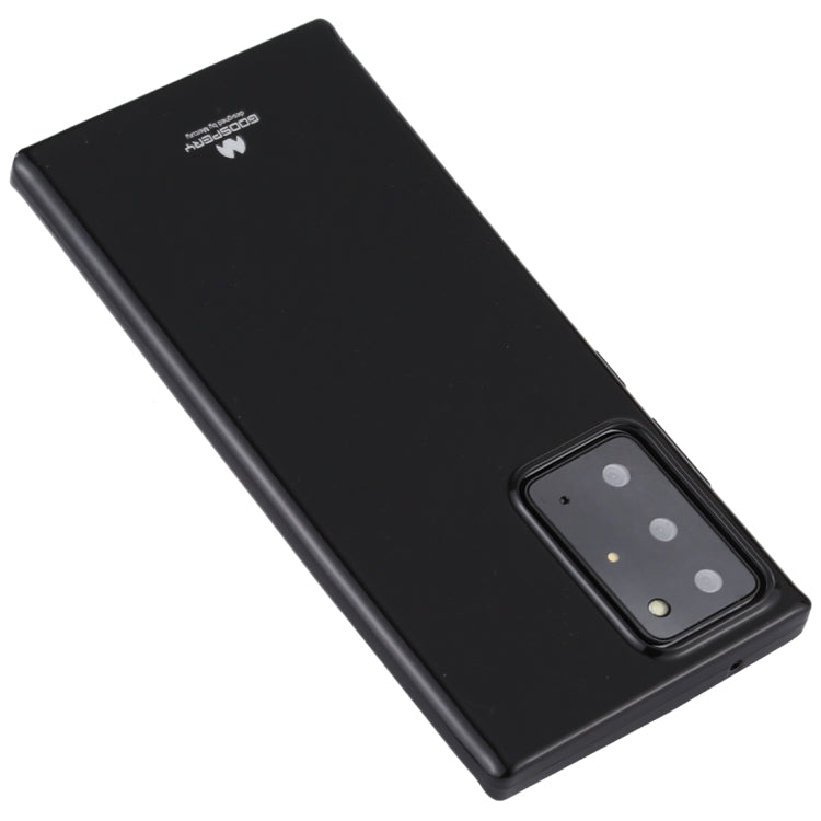 For Samsung Galaxy Note20 Ultra GOOSPERY JELLY Full Coverage Soft Case(Black)