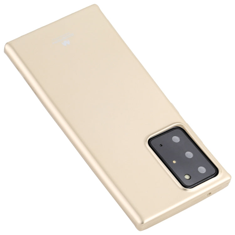 For Samsung Galaxy Note20 Ultra GOOSPERY JELLY Full Coverage Soft Case(Gold)