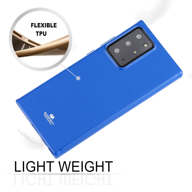 For Samsung Galaxy Note20 Ultra GOOSPERY JELLY Full Coverage Soft Case(Gold)