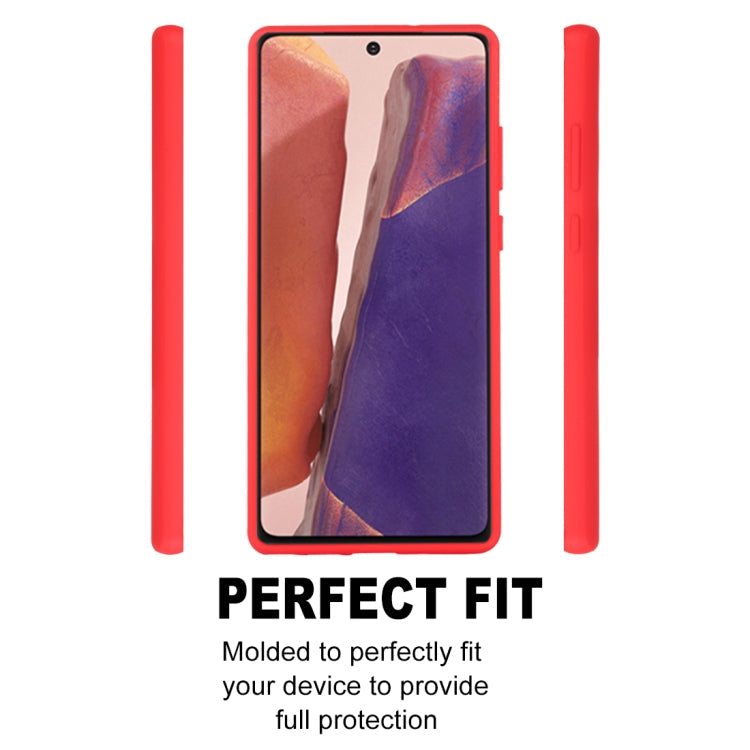 For Samsung Galaxy Note20 GOOSPERY SOFT FEELING Liquid TPU Drop-proof Soft Case(Black)