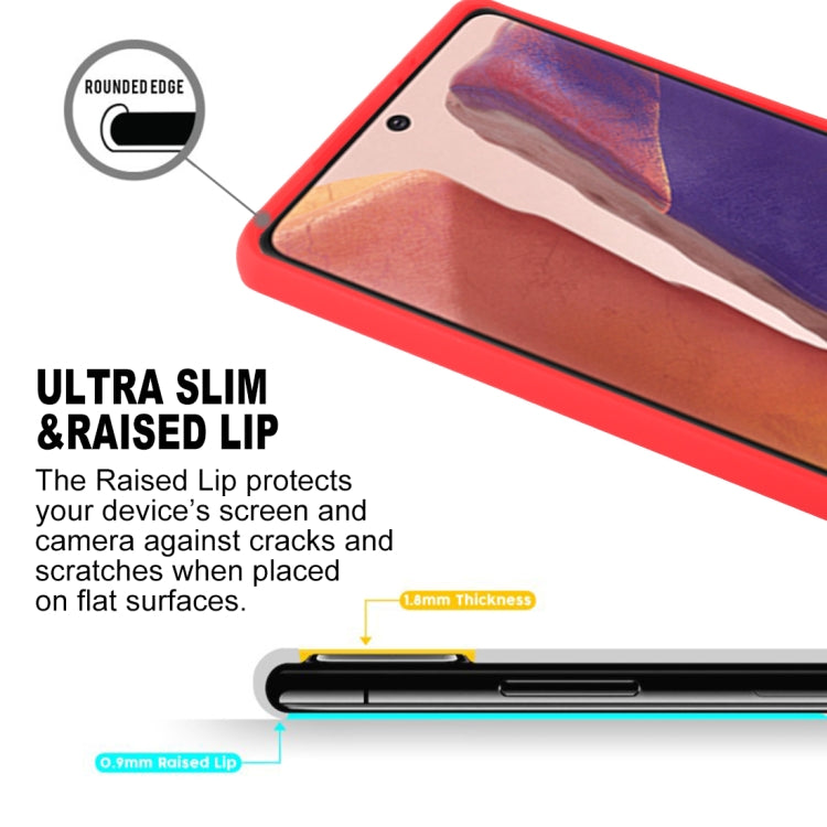 For Samsung Galaxy Note20 GOOSPERY SOFT FEELING Liquid TPU Drop-proof Soft Case(Black)